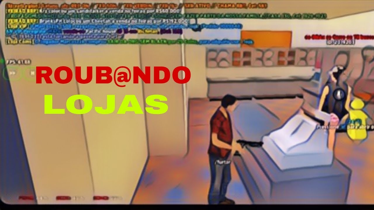 ROUB@NDO LOJAS NO #brasil roleplay VEJA OQ ACONTECEU NK FINAL 