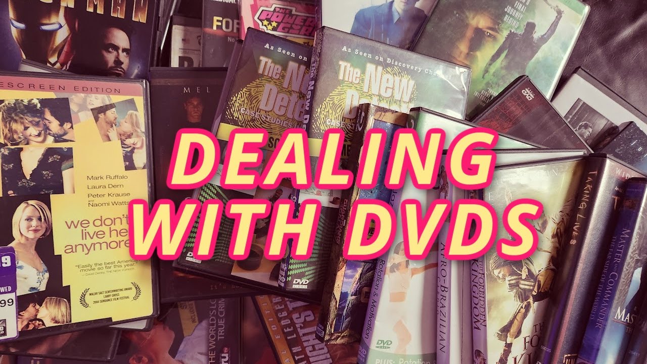 РАБОТА С DVD-дисками | Почему это так сложно?! | DVD Declutter
