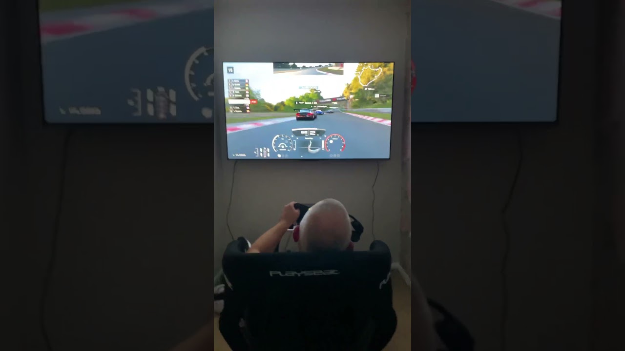 To the max gt7 fanatec podium F1 max torque 120  Stupid but fun.