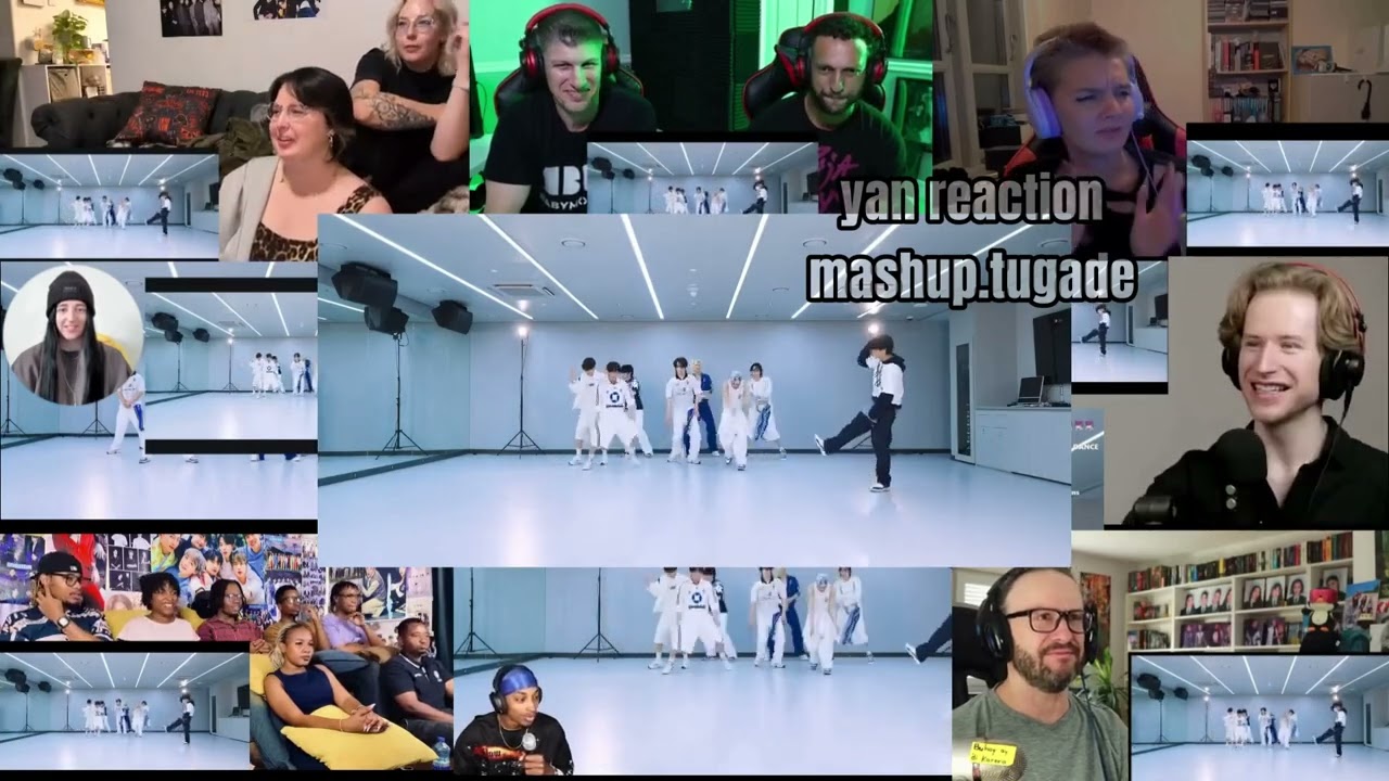 Stray Kids-CEREMONY Dance Practice Video||REACTION MASHUP