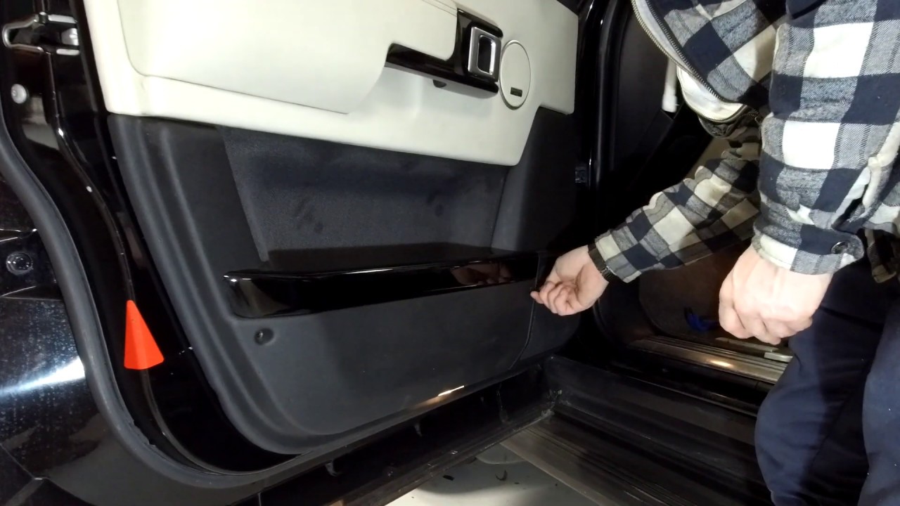 How to re-fit front door card on Range Rover L322