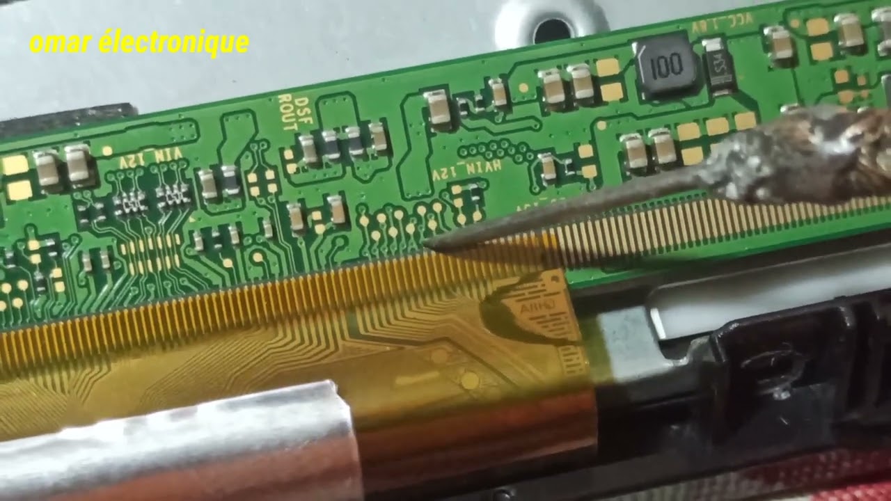 معلومة مهمة غياب الصورة على MGS smart model dled32hd msdv720 panel lsc320an10-h02 تابع الشرح