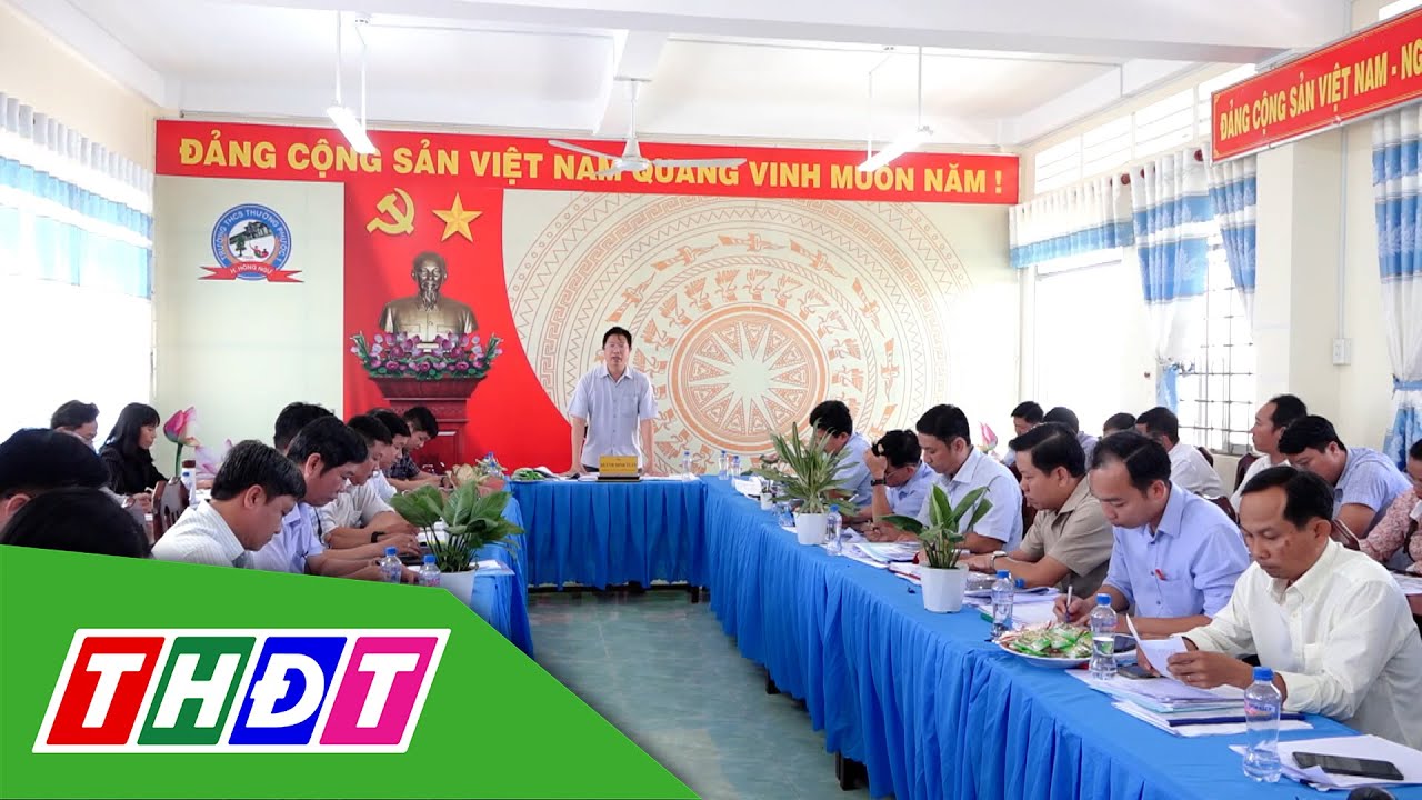 Lãnh đạo tỉnh Đồng Tháp làm việc về xây dựng trường học liên cấp | THDT