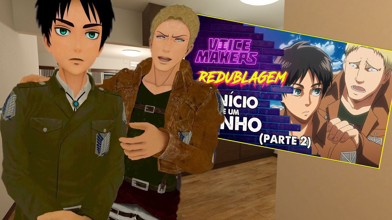 EREN E REINER REAGEM A Attack On Titan - O INÍCIO DE UM SONHO (PARTE 2)