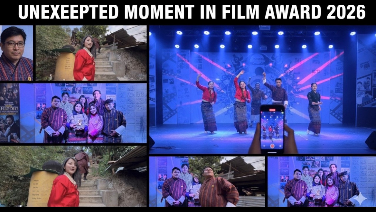 BHUTAN NATIONAL FILM AWARD | THE UNEXPECTED MOMENT🥺| Lights Camera Action |Muskie Film
