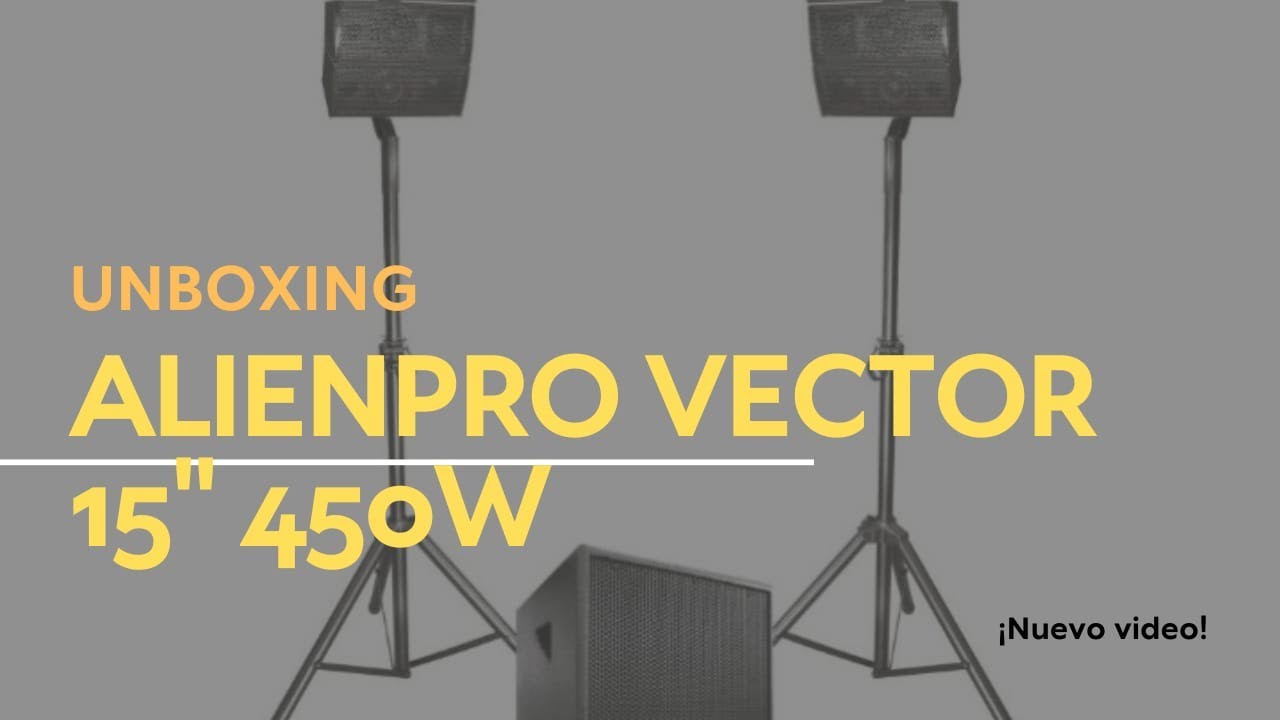 Unboxing ALIENPRO VECTOR 15 Y &iquest;Qu&eacute; Tal?