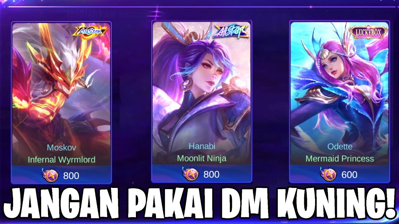 JANGAN GUNAKAN DM KUNING KALIAN! GACHA BRUTAL EVENT SKIN LEGEND FANNY MOBILE LEGENDS