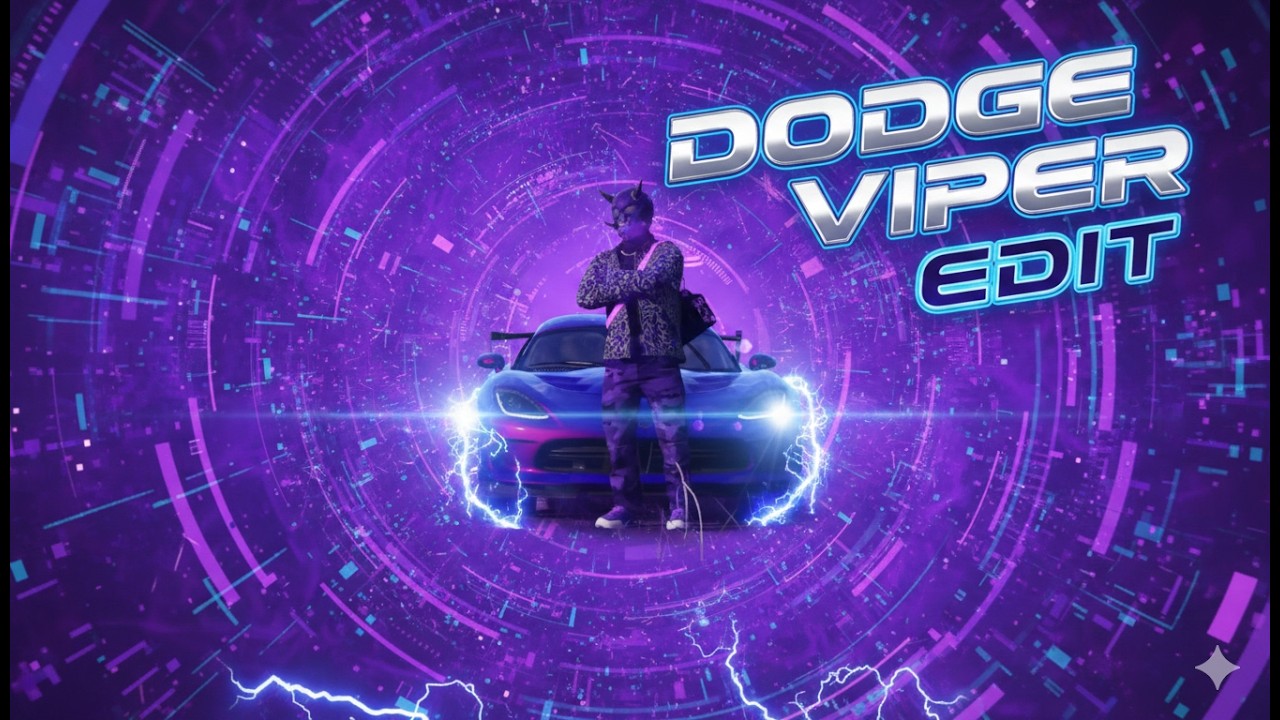 Dodge Viper Edit On FiveM 🔥😶‍🌫️ | EDIT N-3
