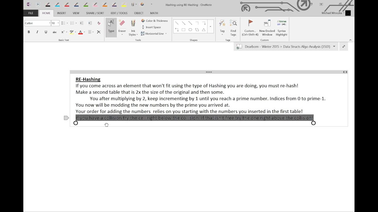 Hashing - Part 5: RE-Hashing