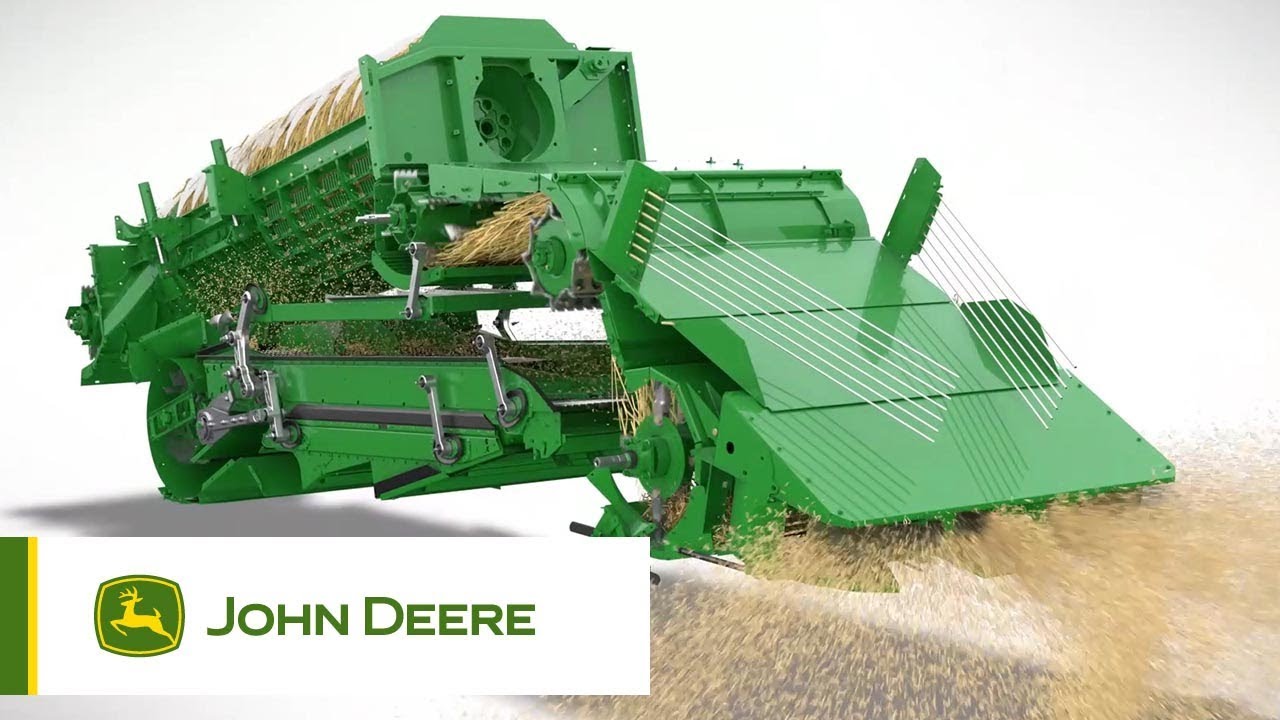 S700 - W pełni zautomatyzowany kombajn - przepływ materiału | John Deere