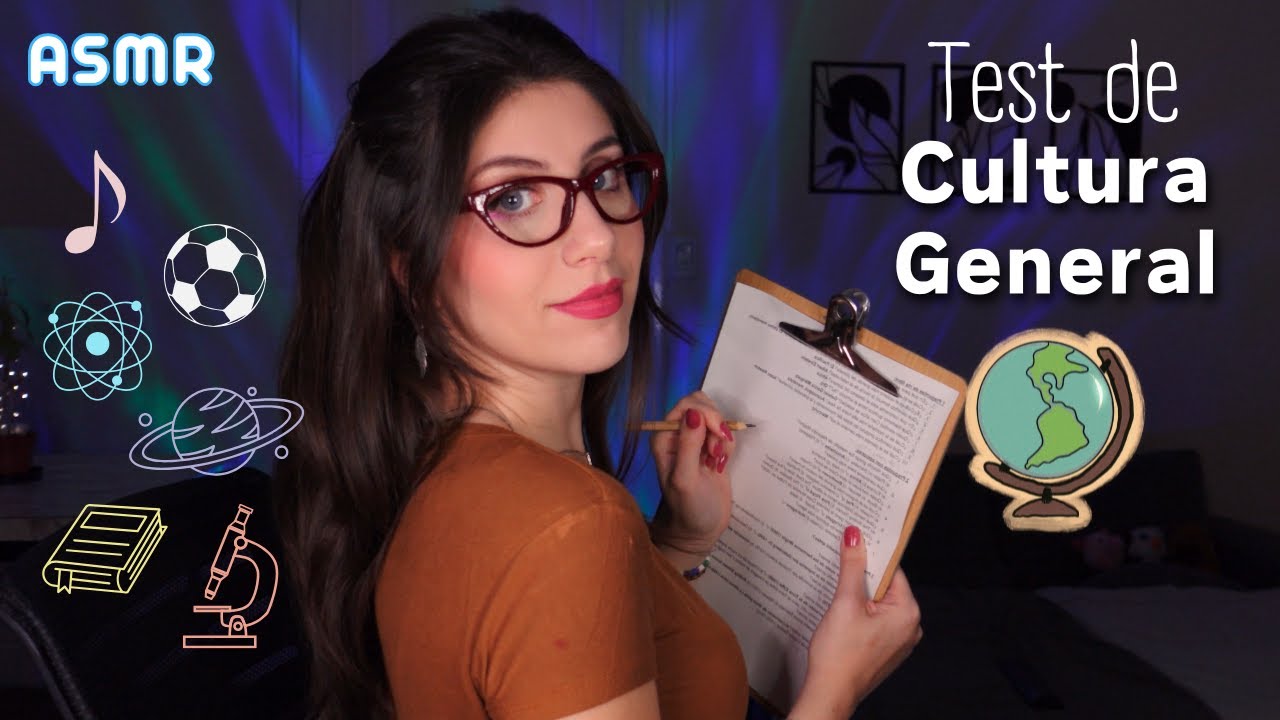 ASMR • Test de CULTURA GENERAL pt 2 Preguntas y Respuestas!