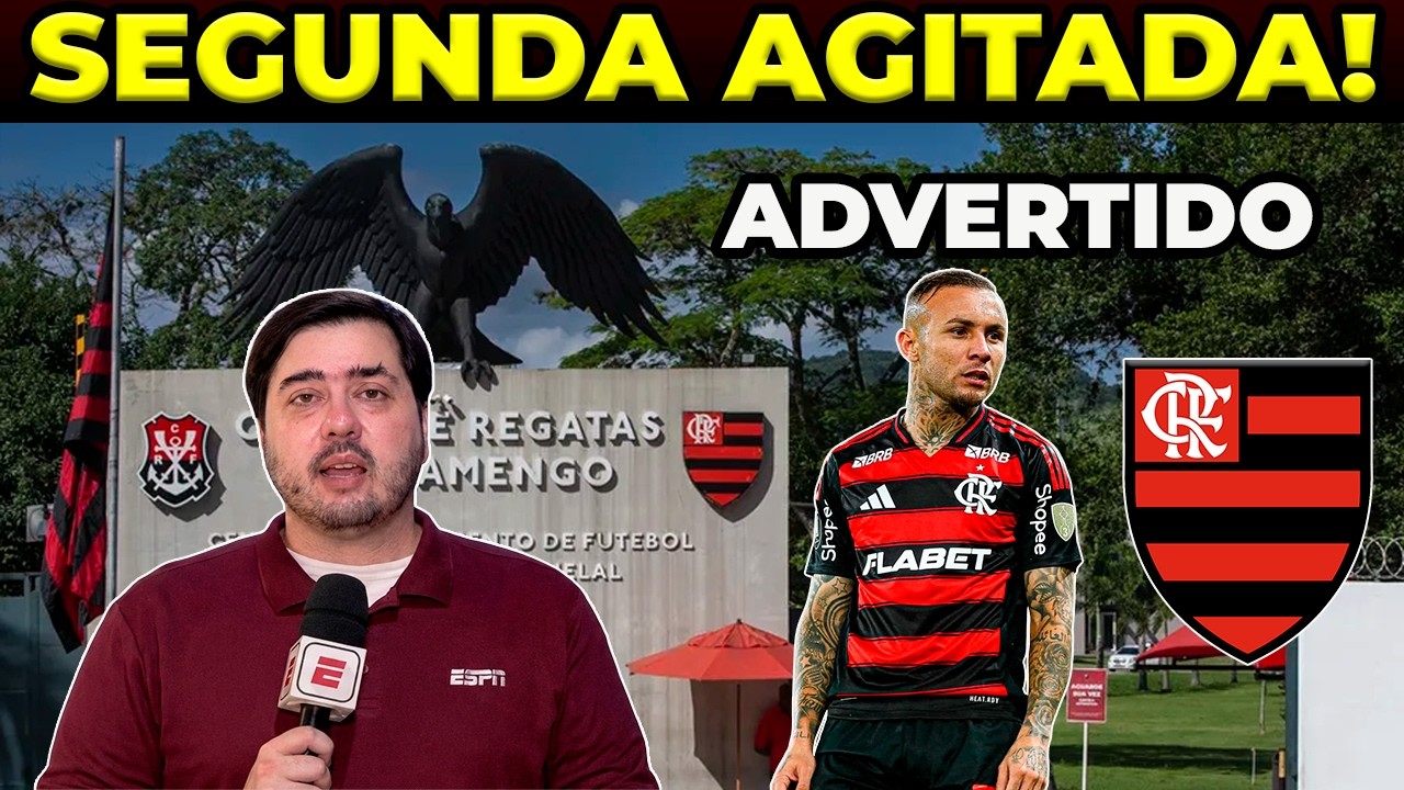 AGORA! MANHÃ DE INFORMAÇÕES NO FLAMENGO! SEGUNDA-FEIRA TENSA E FOCO TOTAL NO CLÁSSICO!