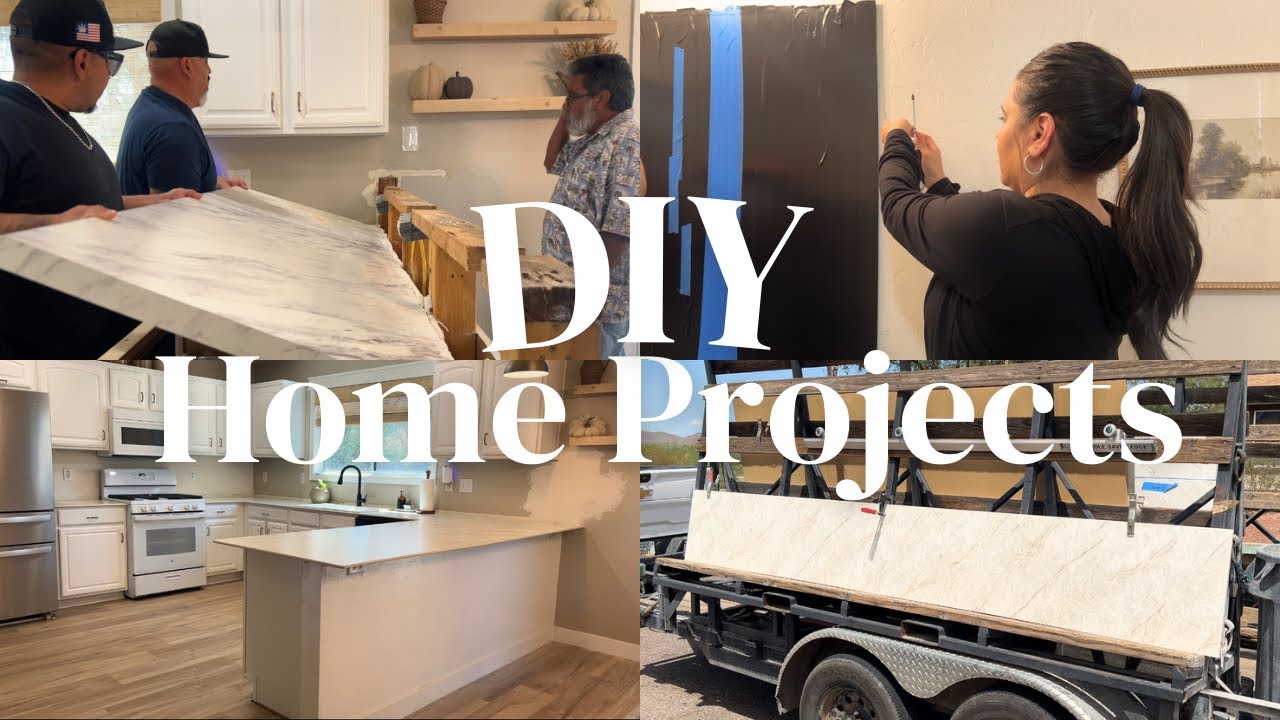 DIY HOME PROJECTS || UPDATING OUR BUILDER GRADE HOME  
