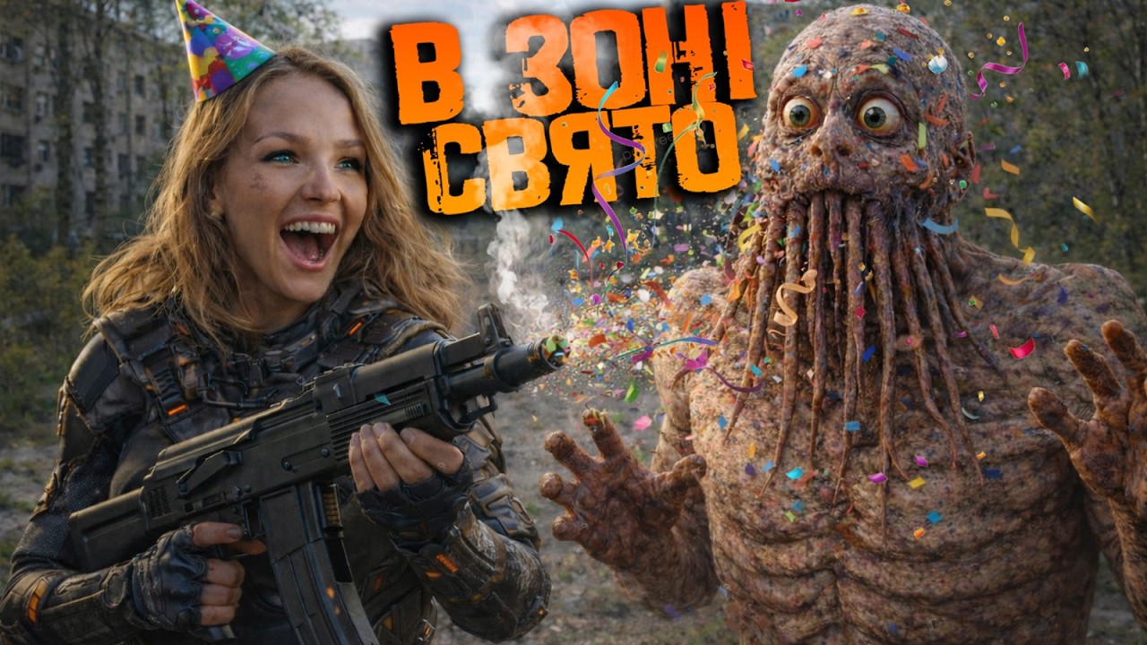 Сьогодні в STALKER2 Свято! Даша роздає мутантам подаруночки!