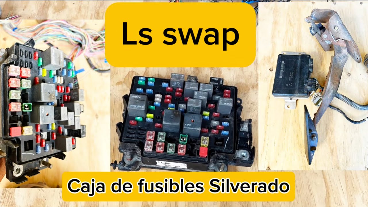 LS Swap con caja de fusibles original de Silverado 03-06#pinout #lsswap 