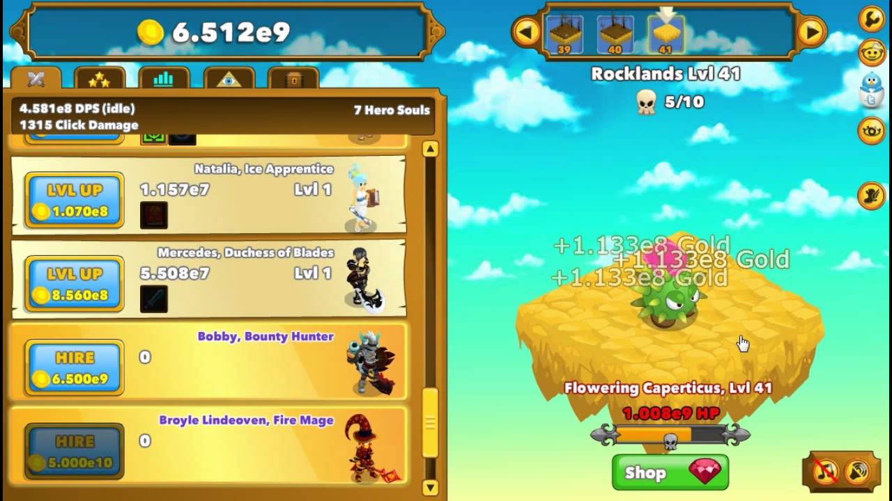Clicker Heroes Lets Play -  Back to start |Part 10| Echogaze