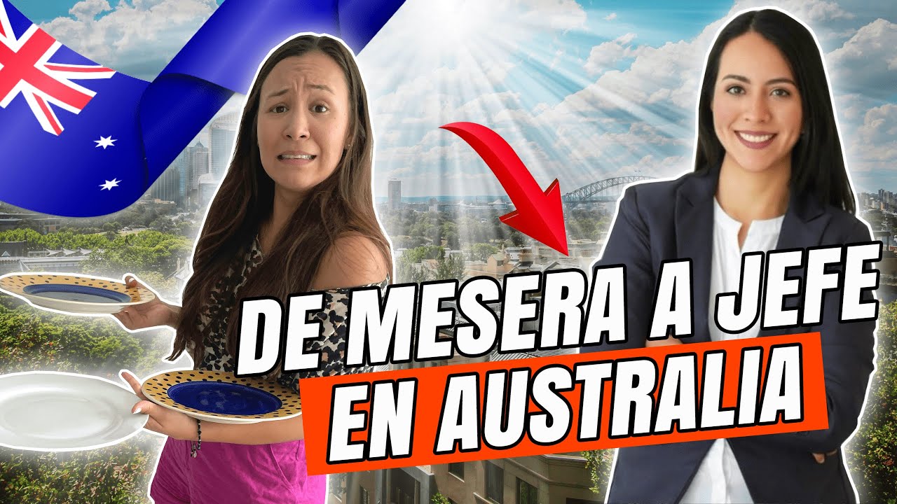 De MESERA a JEFE en una cadena de HOTELES en Australia 🇦🇺