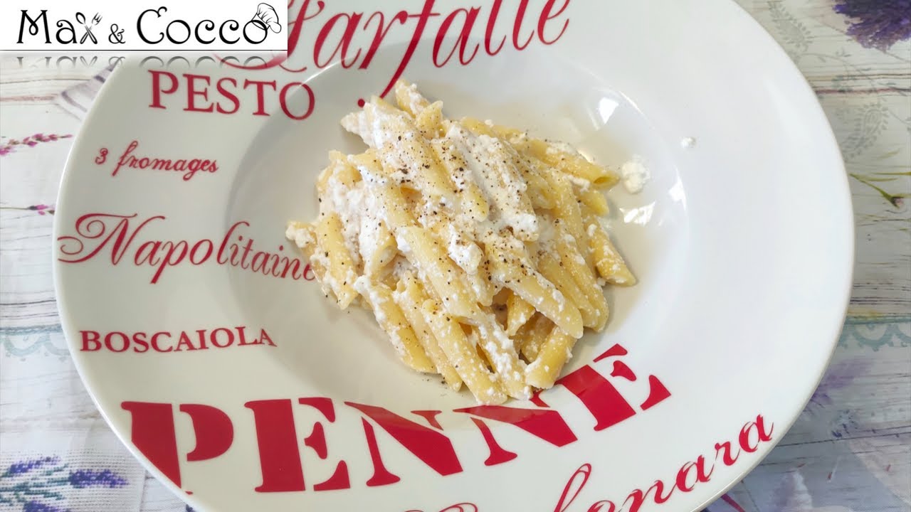 PASTA con la RICOTTA - Ricetta Primo Piatto FRESCO ed ESTIVO