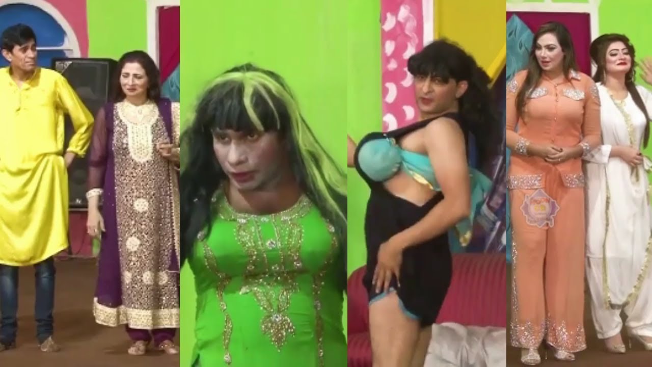 Amjad Rana and Abida Baig with Azeem Vicky New Stage Drama 2020 - Full Comedy Clip 2020