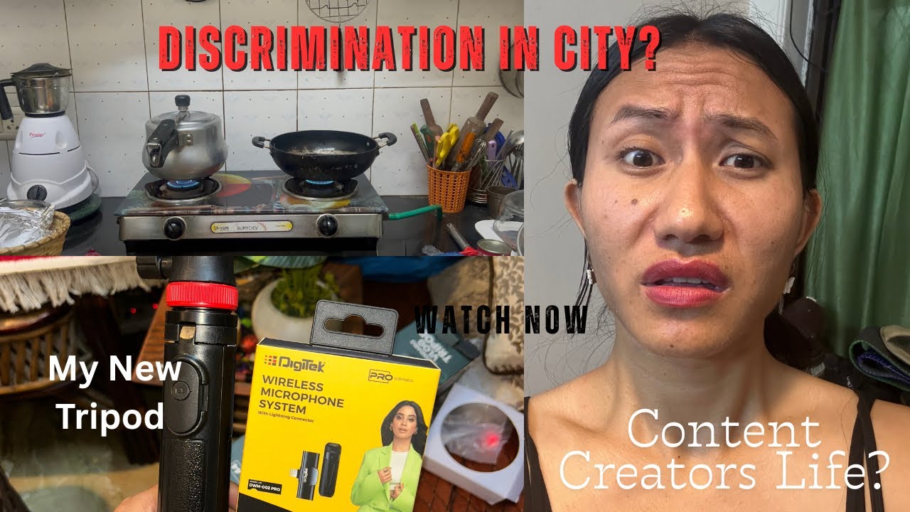 BOUGHT NEW TRIPOD & DIGITEK MIC 😀-DISCRIMINATION AGAINST NORTHEAST IN CITY / @letsblinkit 