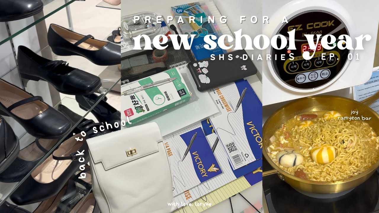 preparing for a new school year! 💌 back to school haul & whats in my bag | shs diaries