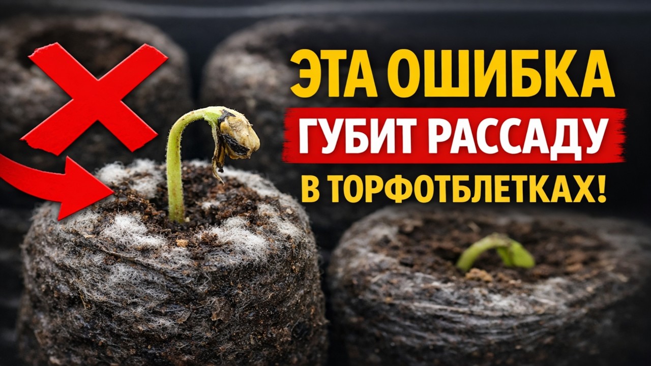 99% садоводов ГУБЯТ рассаду ТАК! Главная ошибка с торфяными таблетками