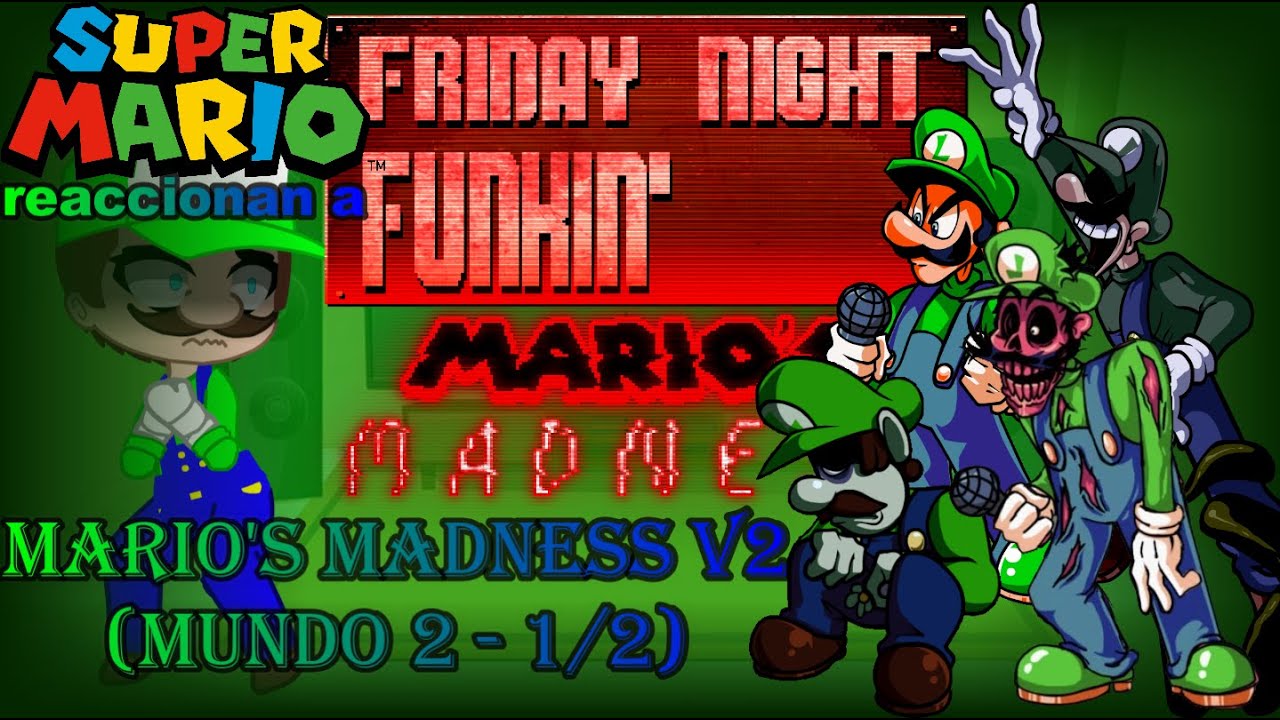 Super Mario Bros reacciona a | Mario's Madness v2 (World 2 - 1/2) | ESPAÑOL (part 2)