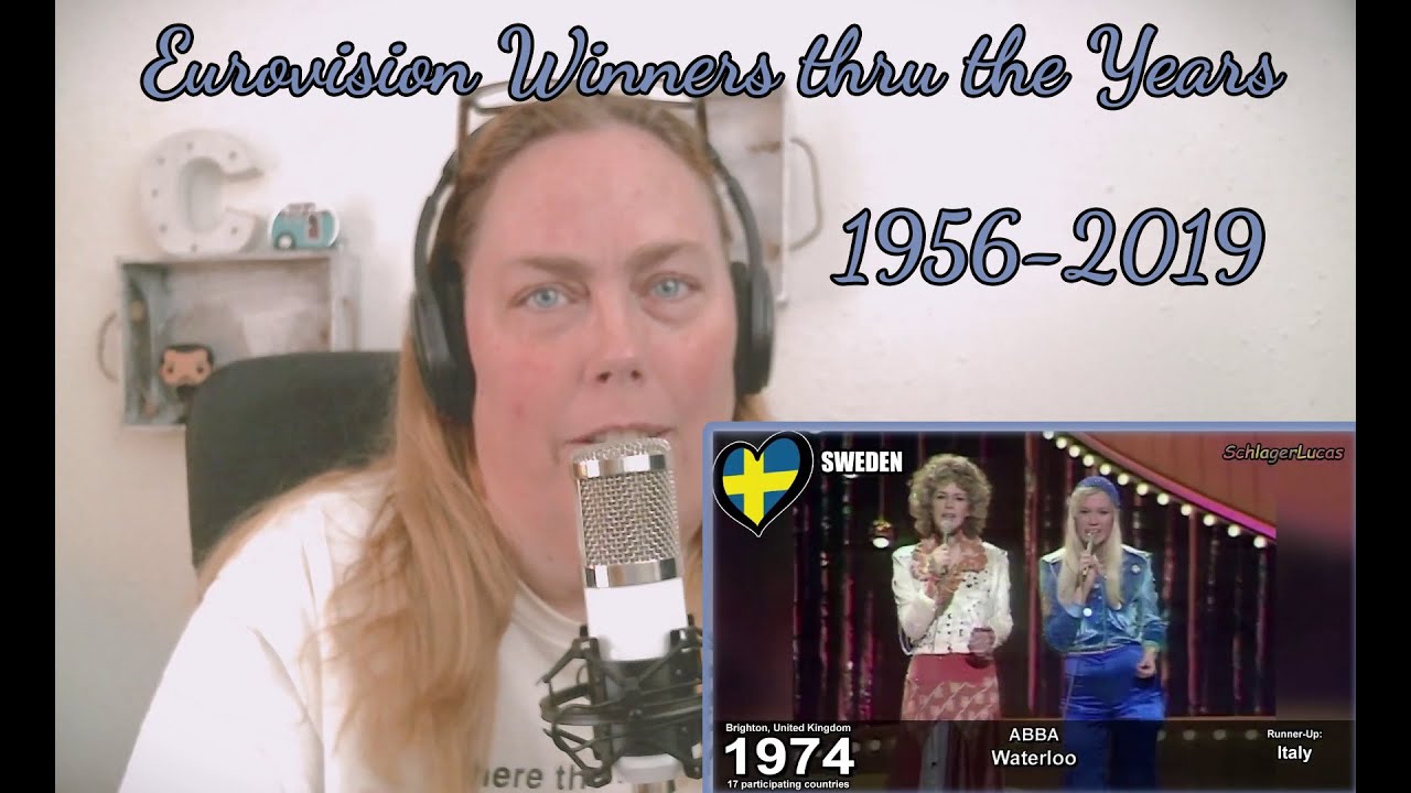 React to Eurovision winners through the years 1956-2019