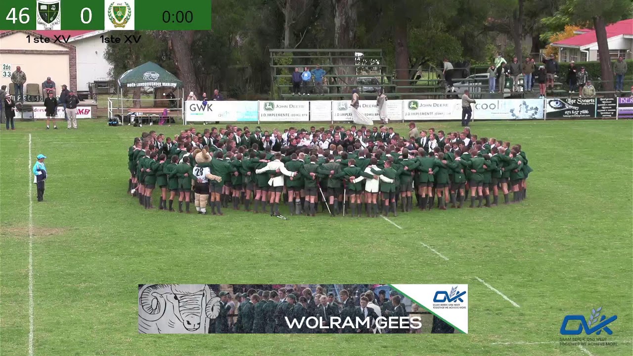 Hoër Landbouskool Marlow tn. Landboudal Rugbydag