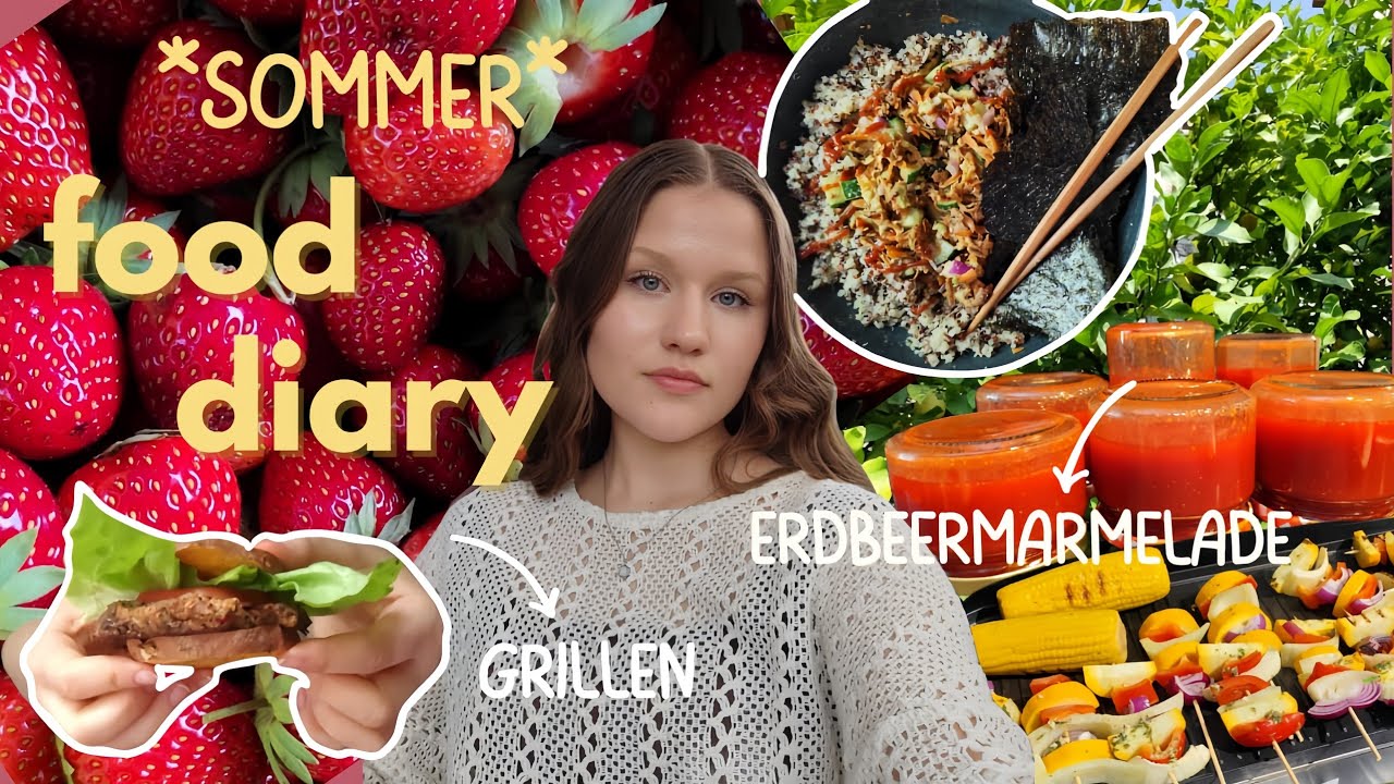 sommerliches food diary | Erdbeermarmelade, sonne und kreativ in der Küche sein