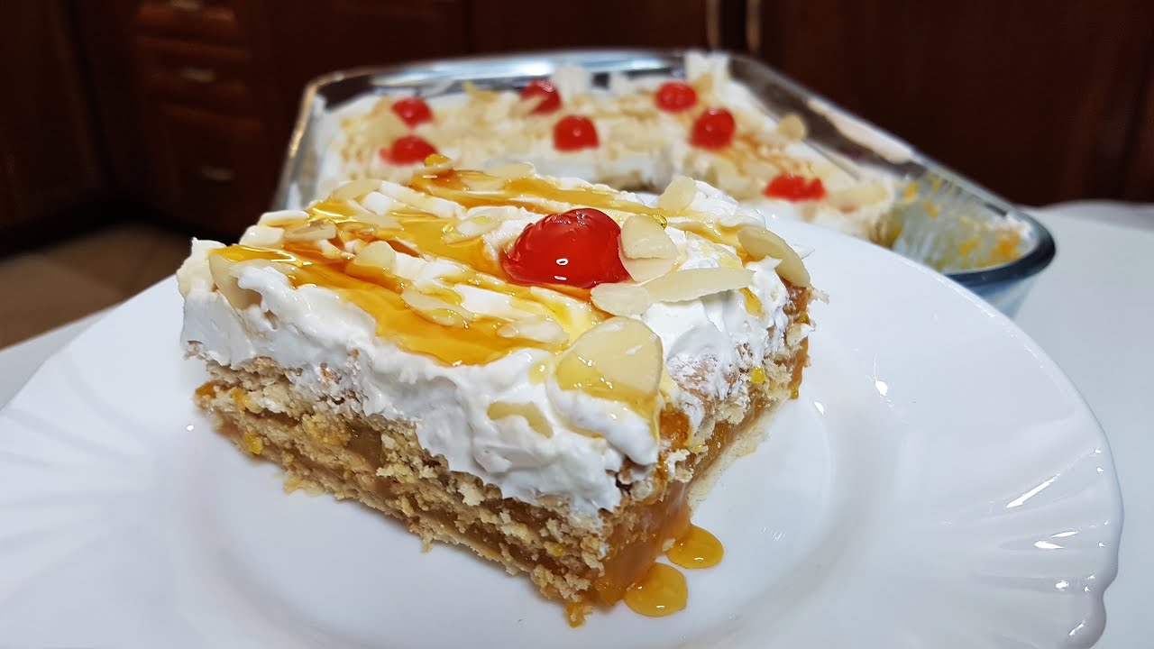 Γλυκό με πτι μπερ και κρέμα πορτοκάλι!!!