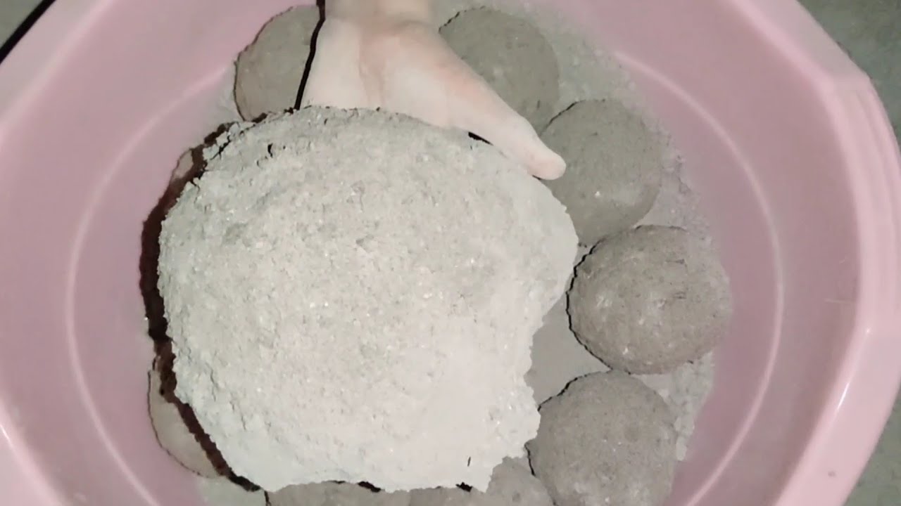 🆕 Stoney sand Cement full dry tub crumbling #asmr #satisfying #crunchycrumbles
