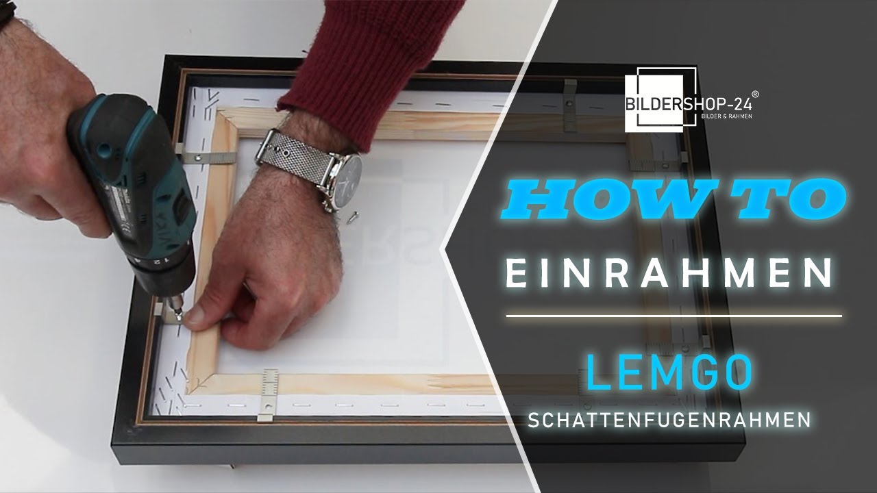 How To: Leinwand rahmen mit 