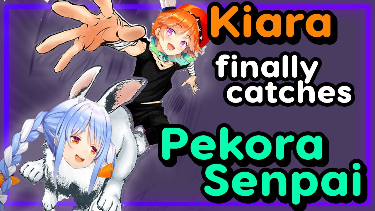 【JPN Sub】Takanashi Kiara - ペコラ先輩を捕まえた？？？【日本語字幕】Finally Catches Pekora-Senpai???