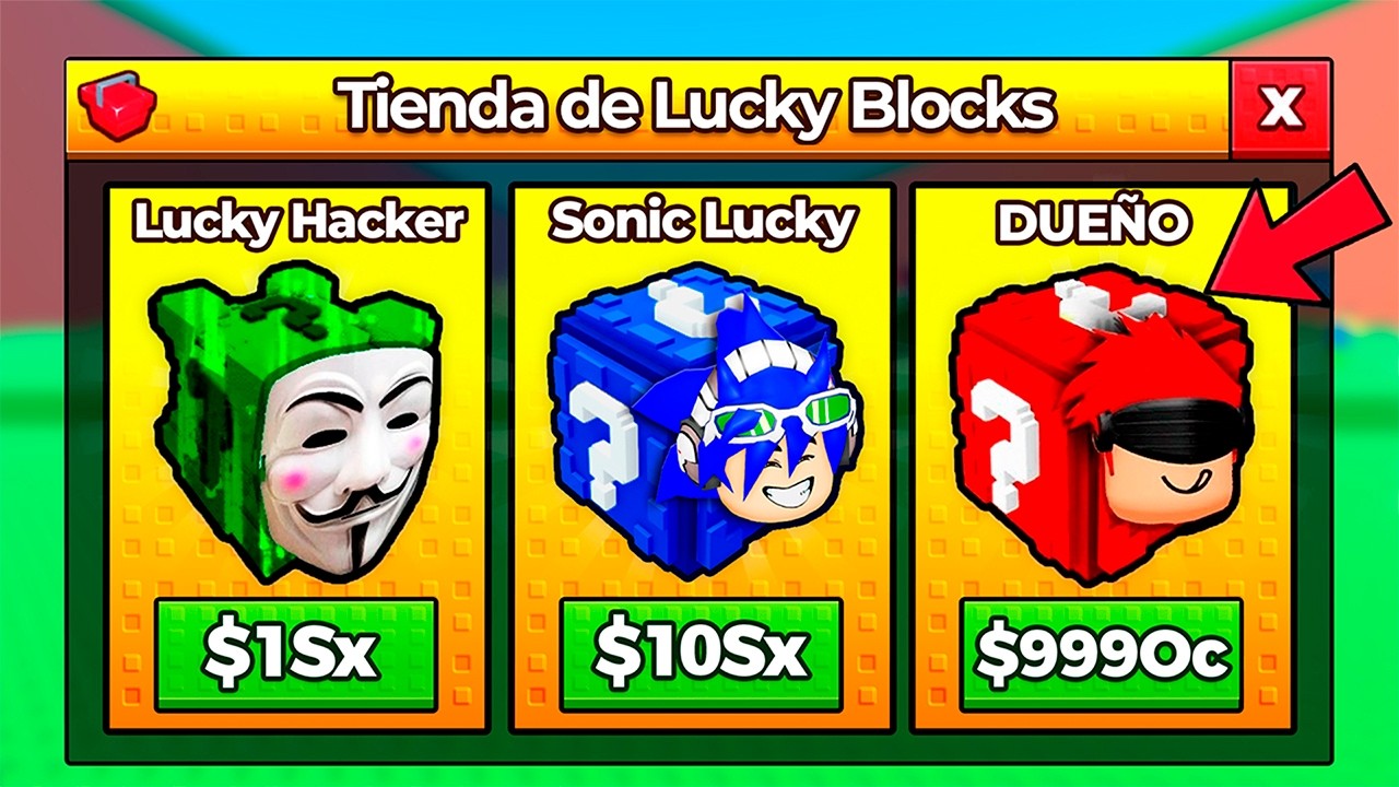 Tsunami Brainrot pero, tengo TIENDA de LUCKY BLOCKS?!