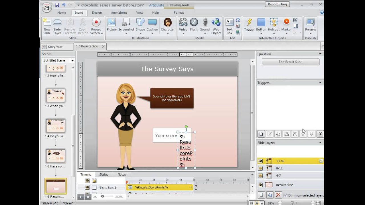 Create a Rating Assessment (Likert-Like) Survey