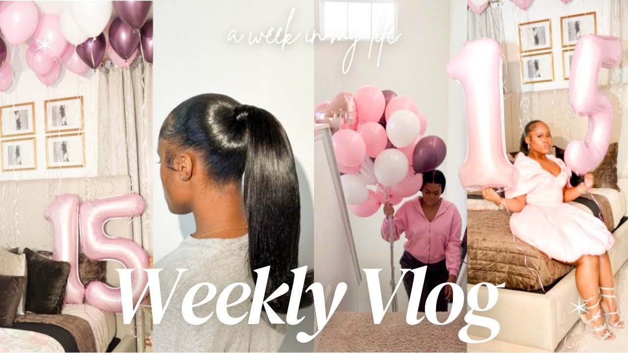 Weekly Vlog | My Daughter's 15th Birthday | Hair Inspo + Gift Ideas + Viral Home Depot Lights & More