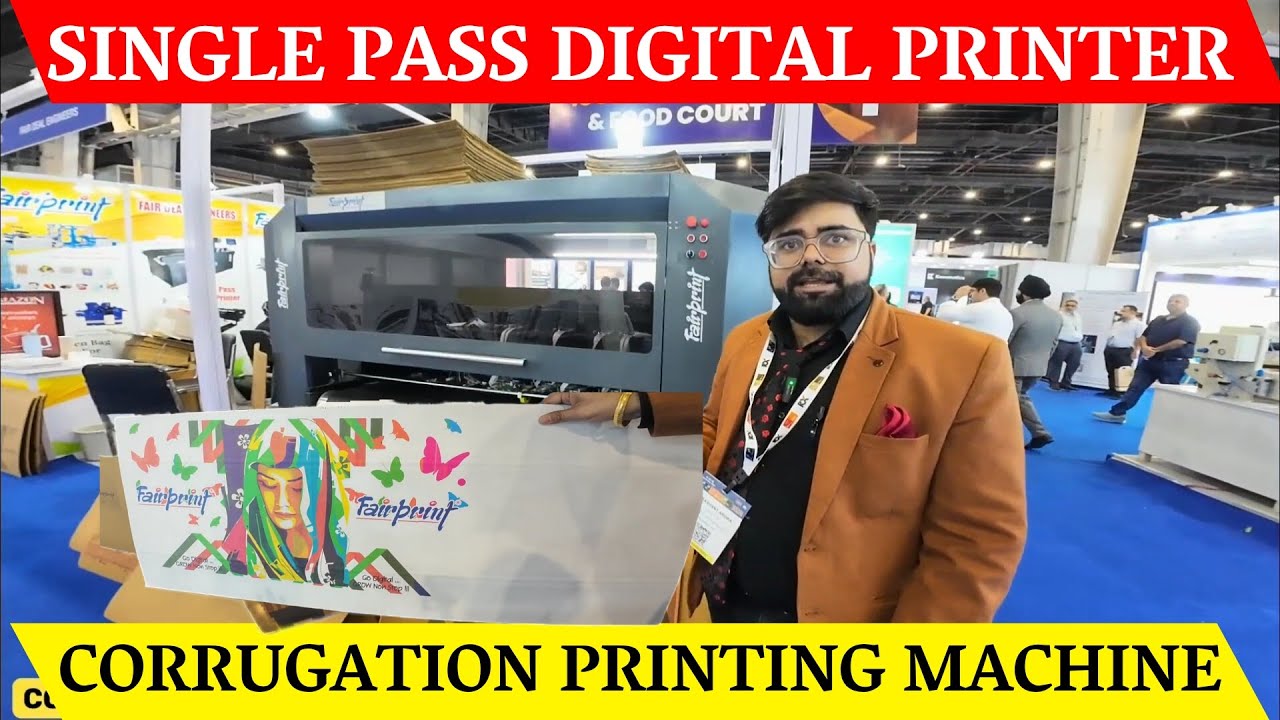 Corrugation printing machine - Single pass digital printing machine / Carton printing machine 2025