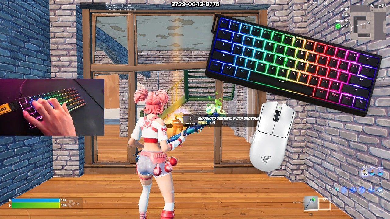 Wooting 60HE🤩Keyboard and Mouse Sounds ASMR🏆240FPS Gameplay