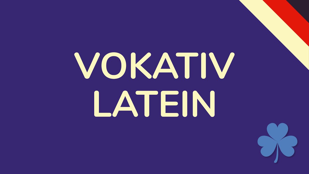 VOKATIV LATEIN in 80 Sekunden erklärt! (animiert) 🇩🇪