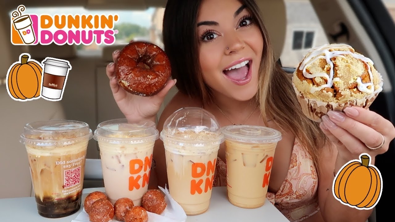 Dunkin's 2022 FALL Drinks & Snacks Taste test!!