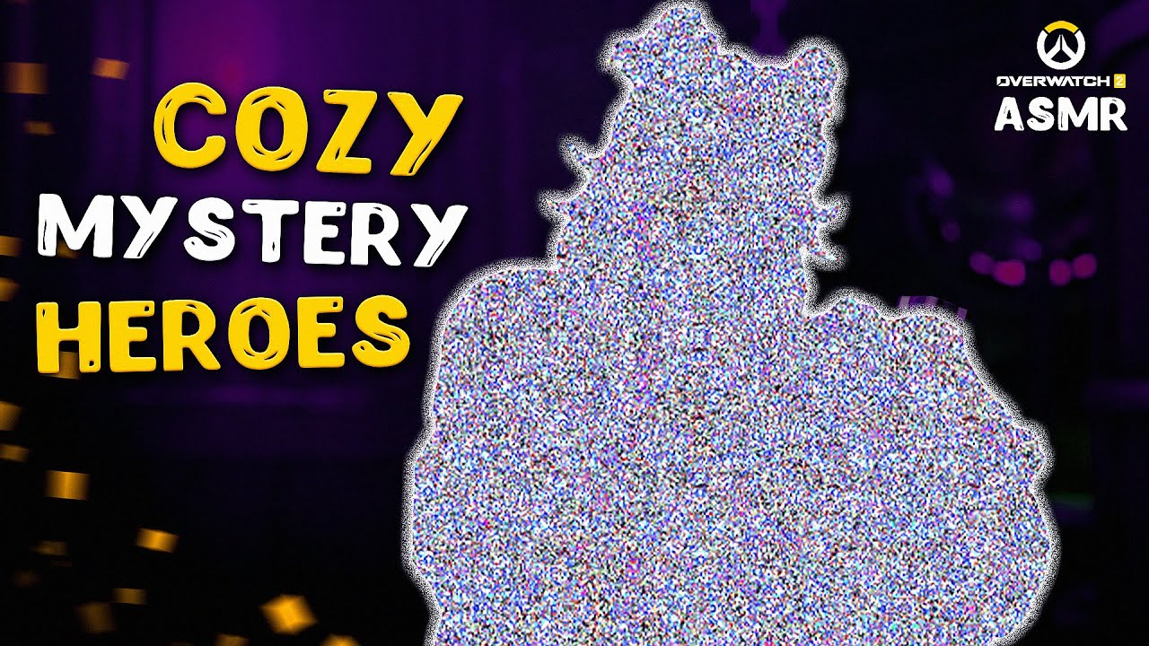 COZY MYSTERY HEROES 👻 OVERWATCH 2 ASMR Gaming 🍂 Hard Candy Sounds, Whispering
