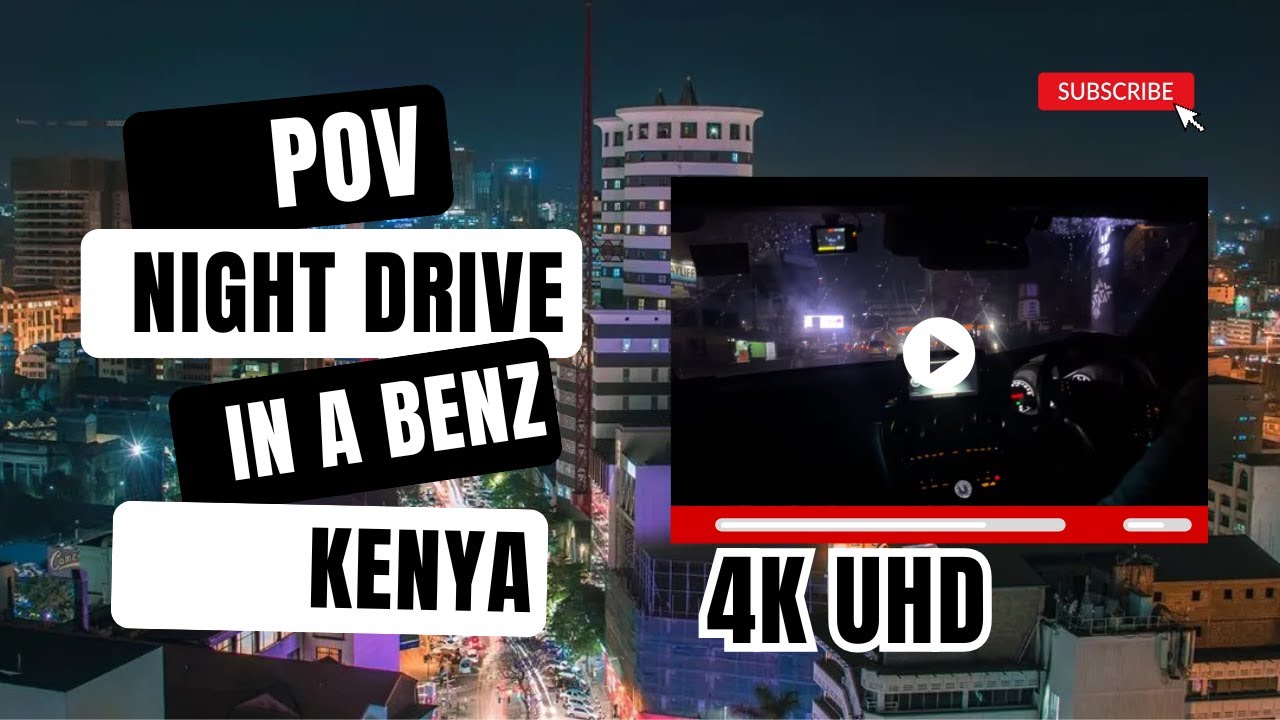 POV Nairobi night drive on a Saturday night, catching AMGS!