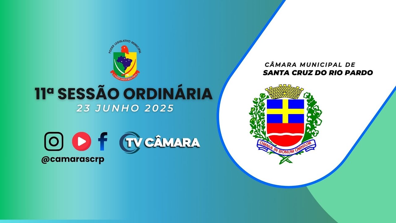 11ª SESSÃO ORDINÁRIA | 23 JUN 2025