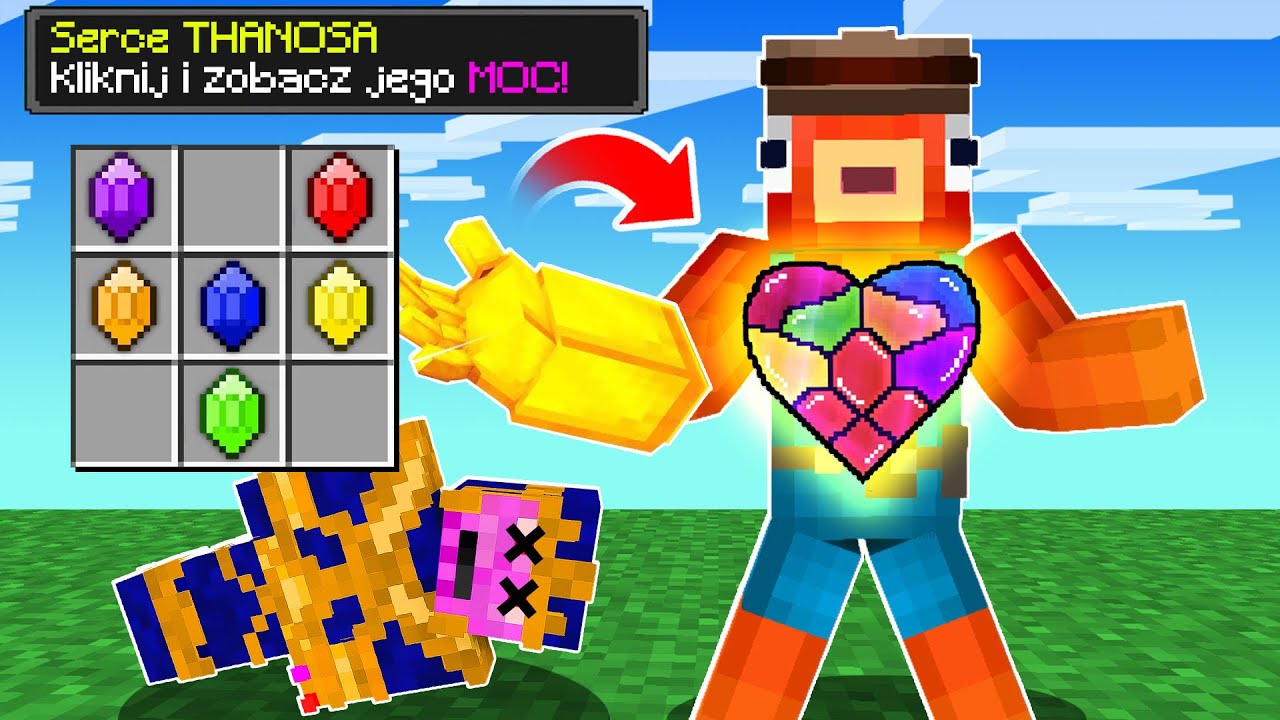 Zdobyłem SERCE NIESKOŃCZONOSCI Thanosa! Minecraft