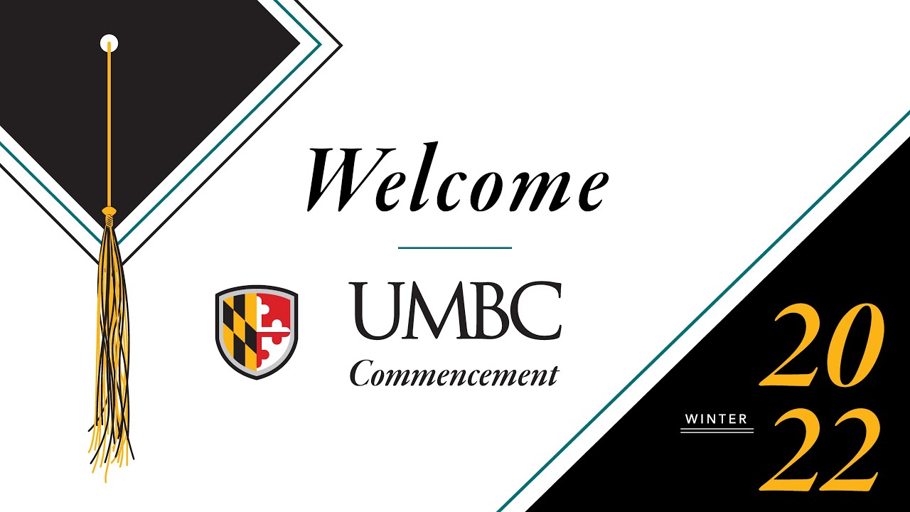 UMBC Winter Undergraduate Commencement 2022