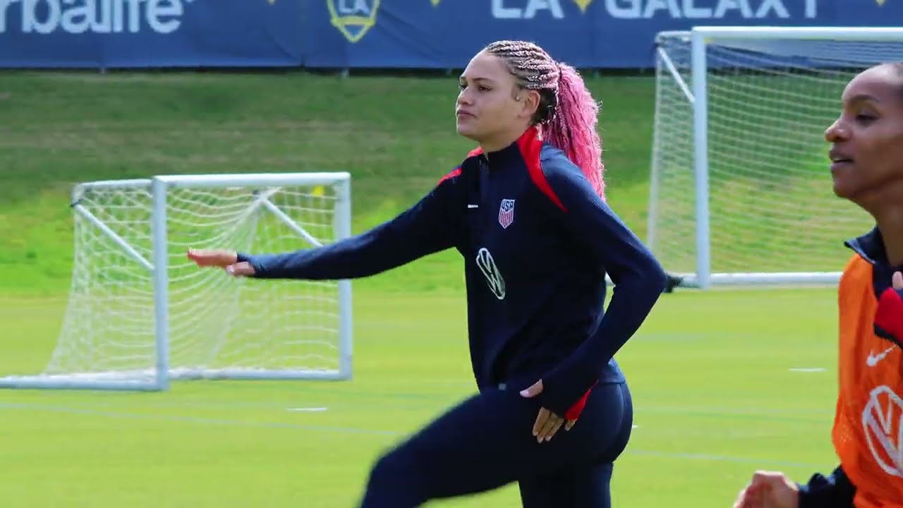 USWNT training in Los Angeles 2025