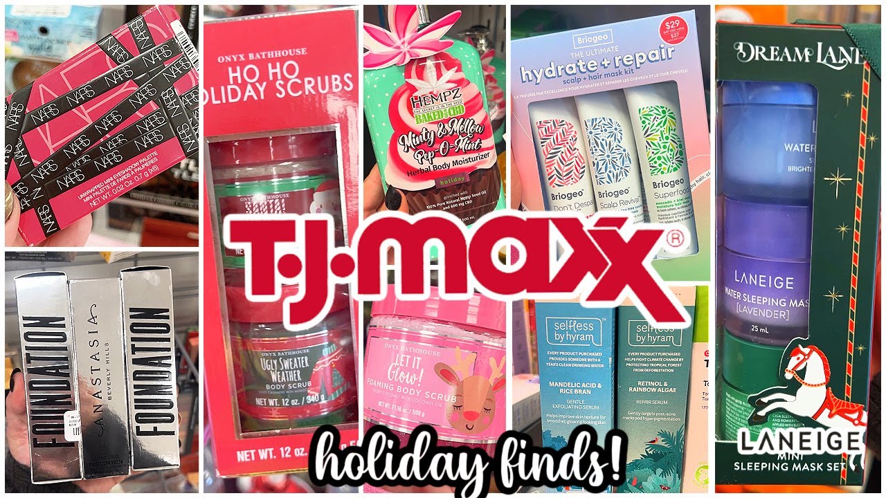 TJ MAXX SHOP WITH ME! TONS OF HOLIDAY BODY CARE FINDS, GIFT SETS, + IS MORPHE GOING BANKRUPT??