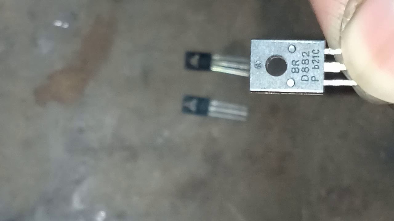 how to test D882 NPN transistor