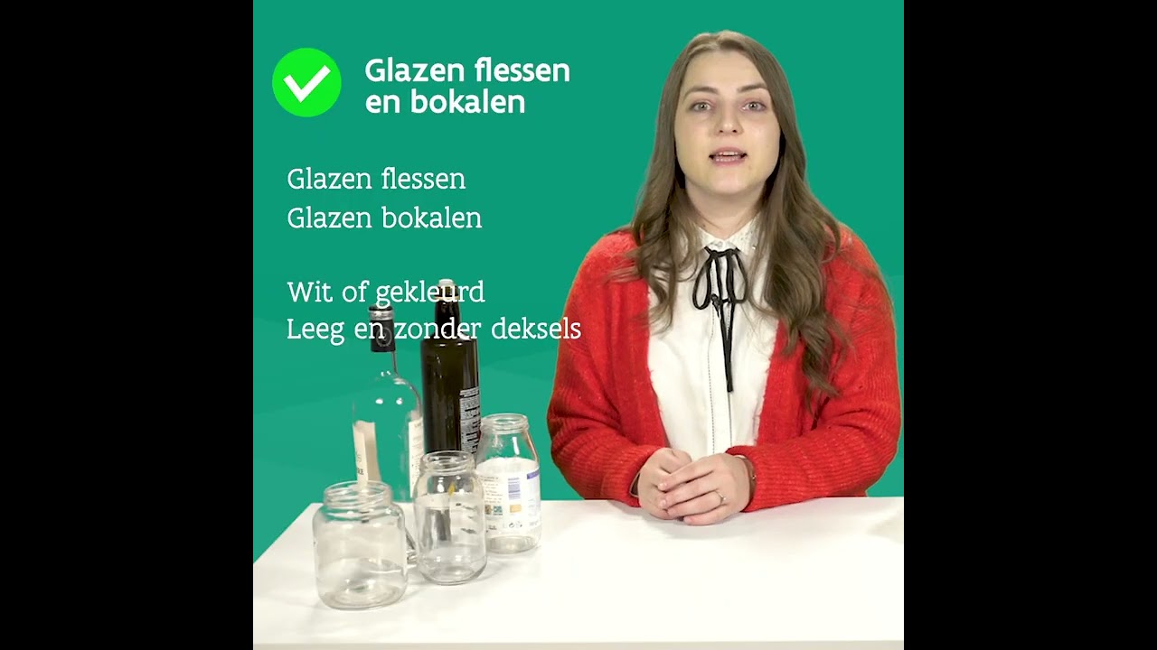 Sorteren voor iedereen - Hoe omgaan met afval uit glas?